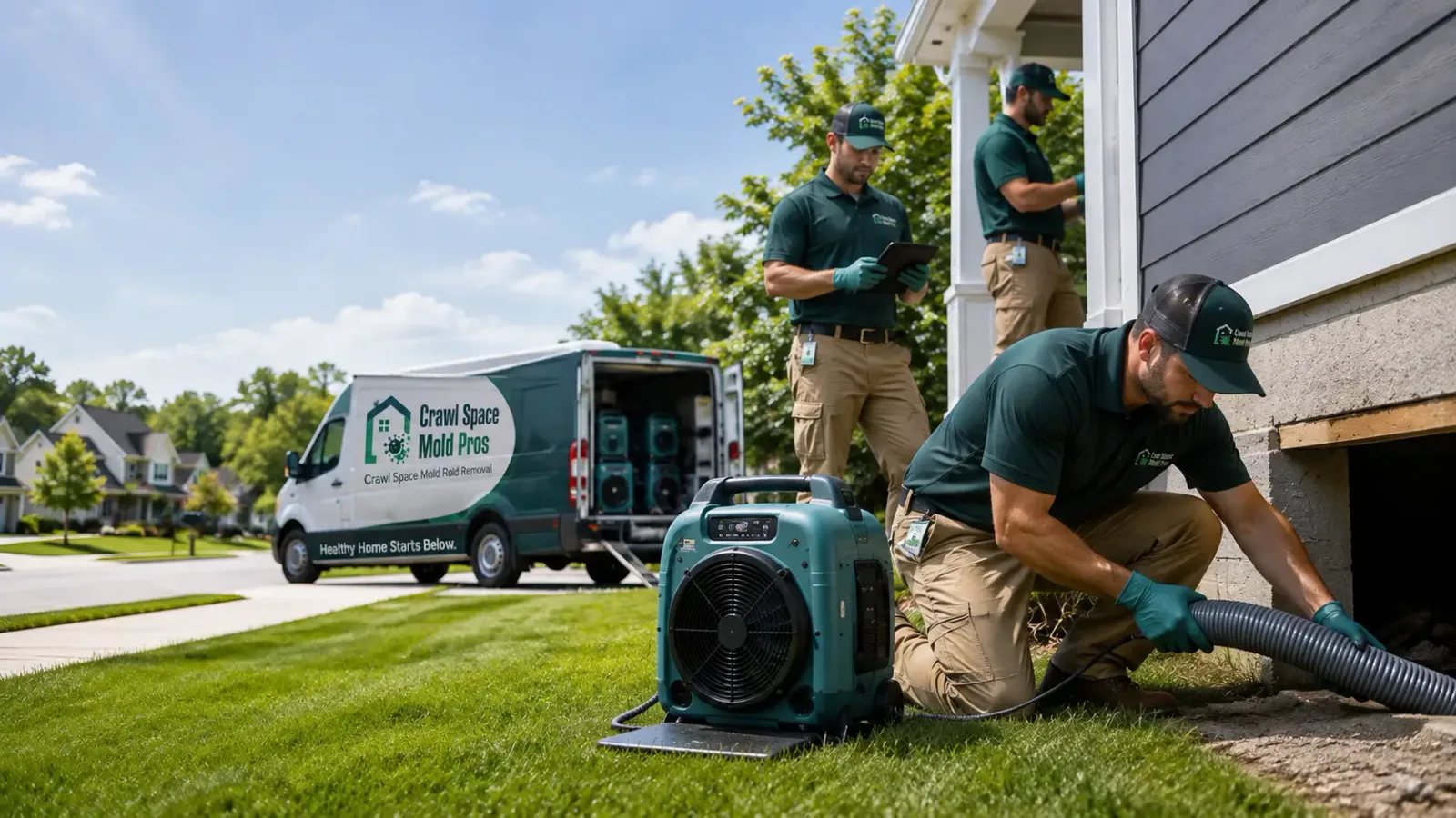 Crawl Space Mold Removal in Rockland, MI